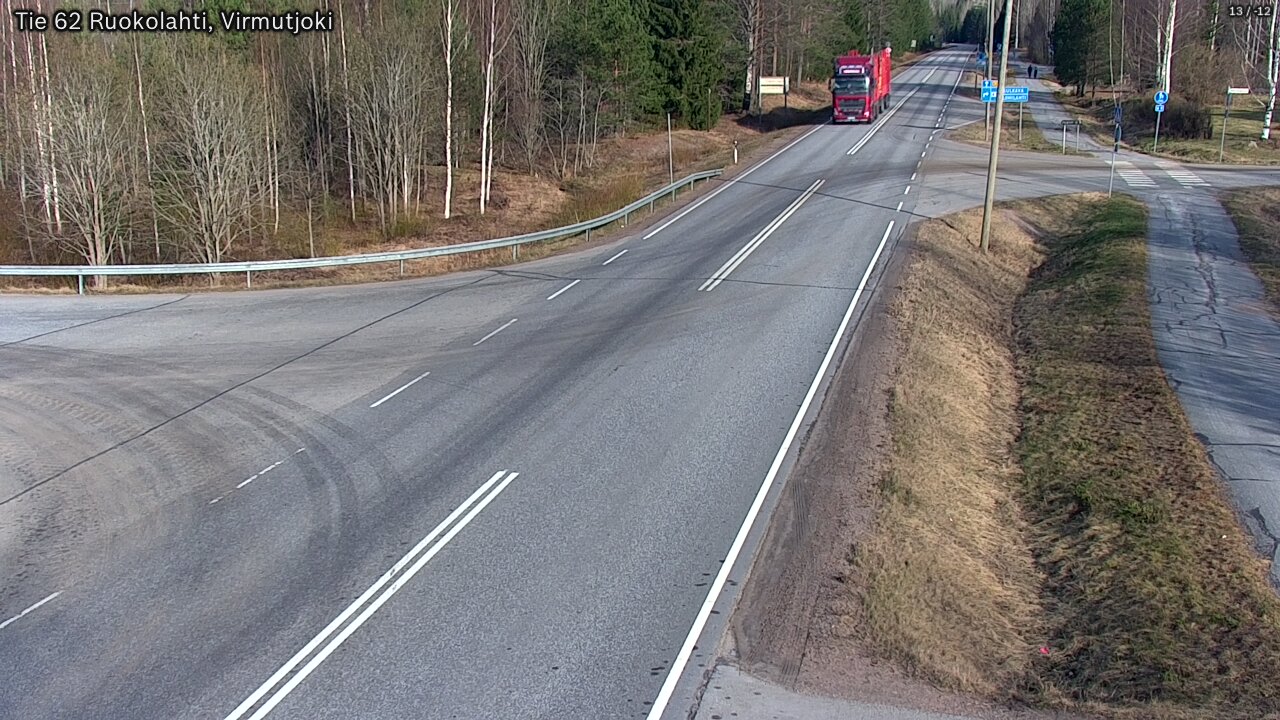 Kelikamerat Kuva Tie 62 Virmutjoki, Ruokolahti, Etelä-Karjala