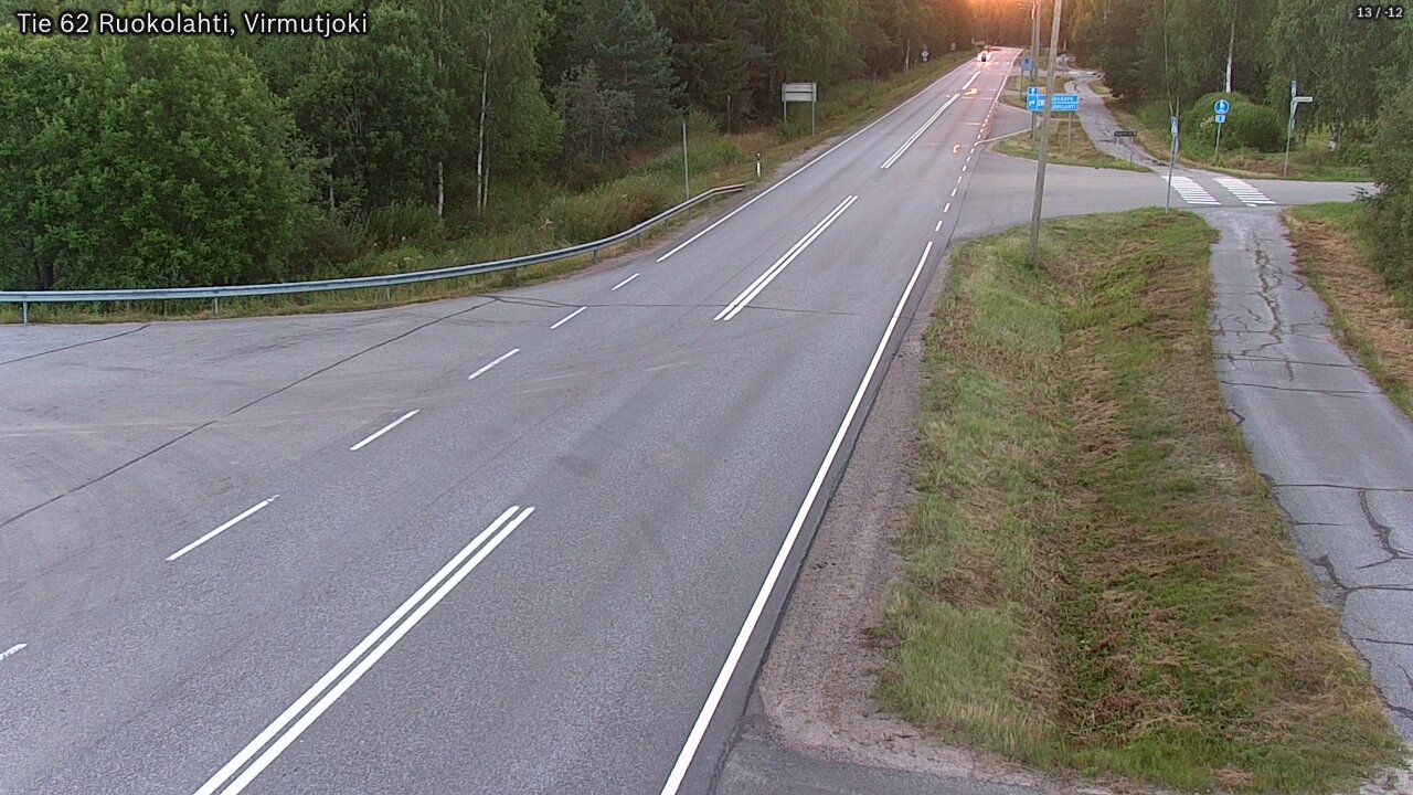 Weather Camera Image Road 62 Virmutjoki, Ruokolahti, Etelä-Karjala