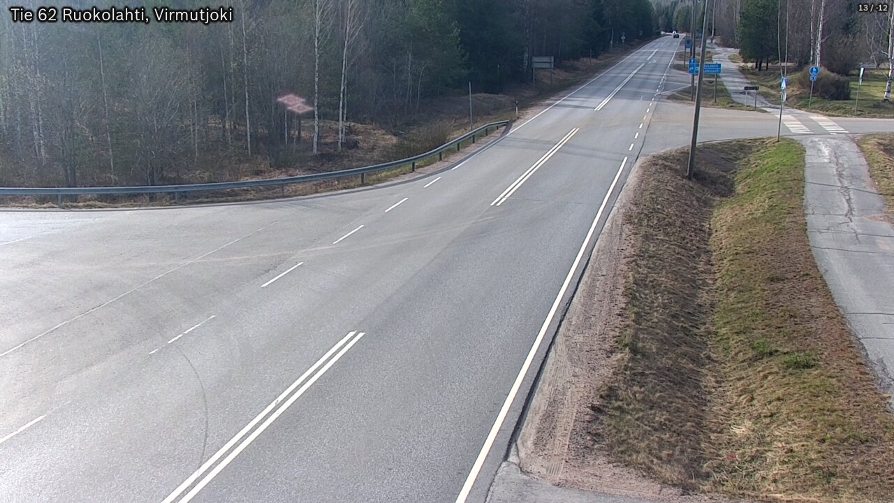 Kelikamerat Kuva Tie 62 Virmutjoki, Ruokolahti, Etelä-Karjala