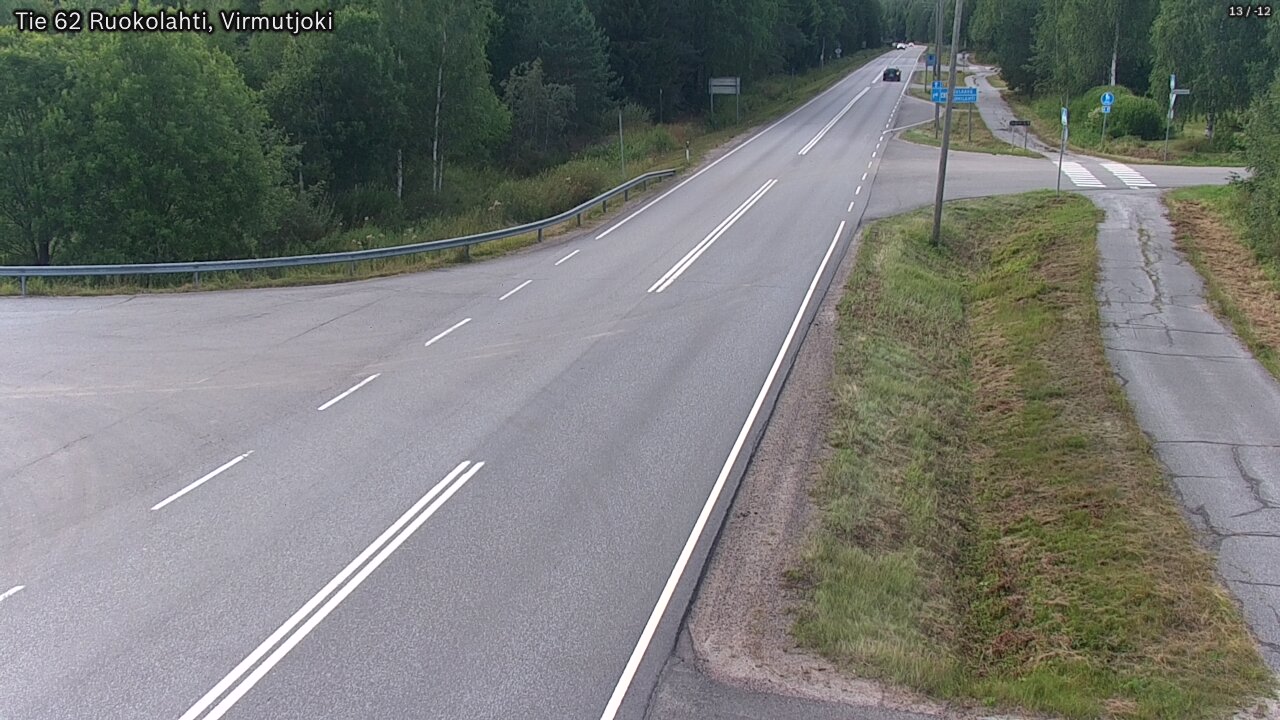 Weather Camera Image Road 62 Virmutjoki, Ruokolahti, Etelä-Karjala