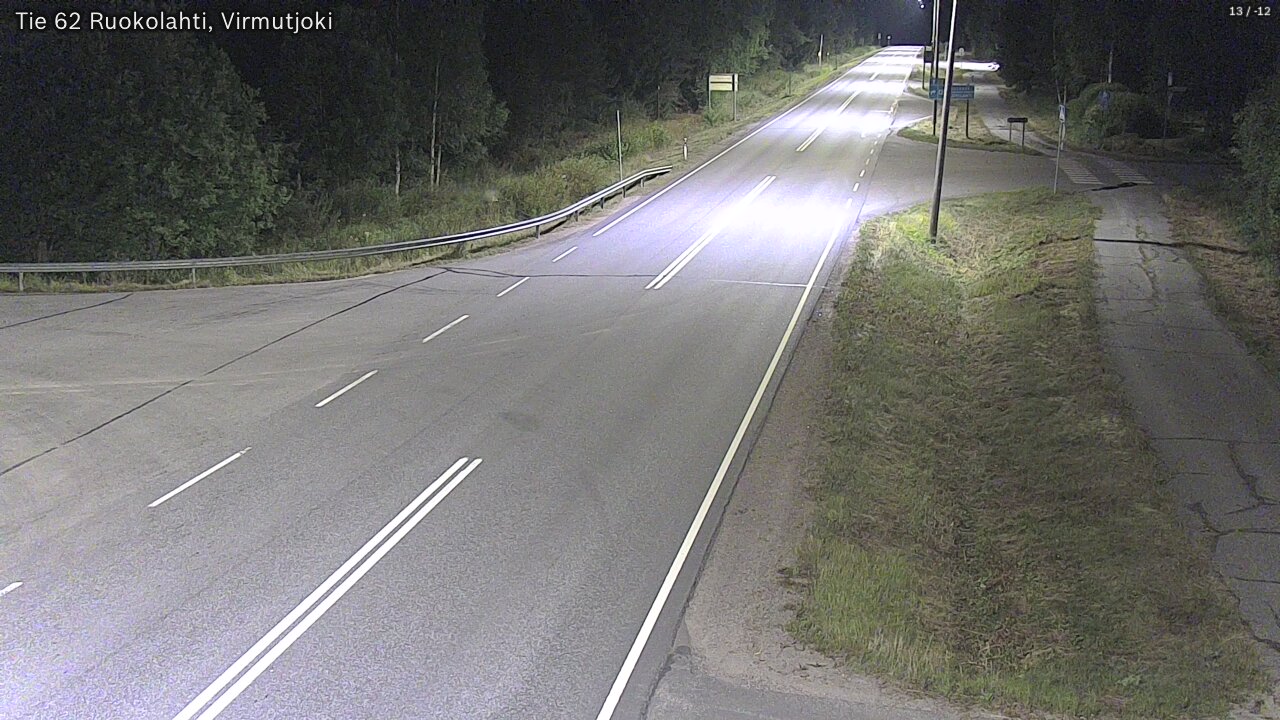 Weather Camera Image Road 62 Virmutjoki, Ruokolahti, Etelä-Karjala