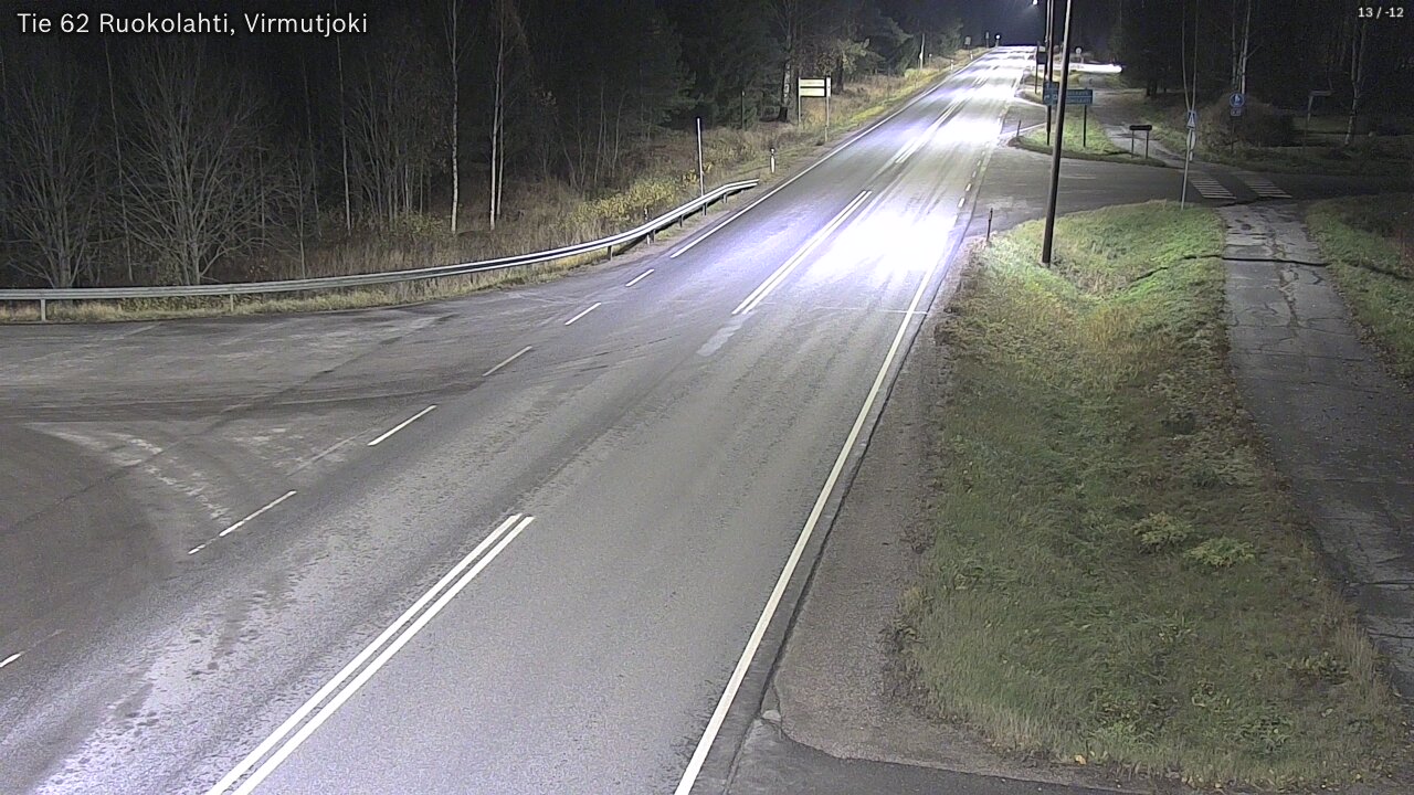 Weather Camera Image Väg 62 Virmutjoki, Ruokolahti, Etelä-Karjala