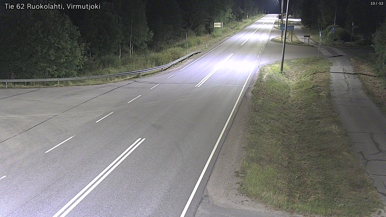 Weather Camera Image Road 62 Virmutjoki, Ruokolahti, Etelä-Karjala