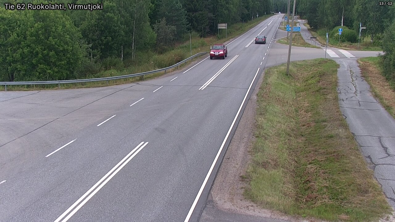 Weather Camera Image Road 62 Virmutjoki, Ruokolahti, Etelä-Karjala