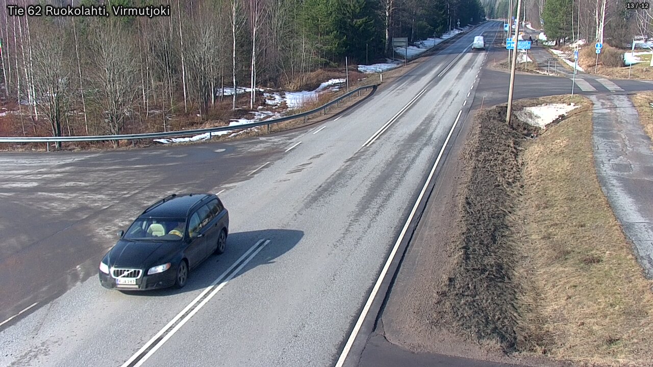 Weather Camera Image Road 62 Virmutjoki, Ruokolahti, Etelä-Karjala