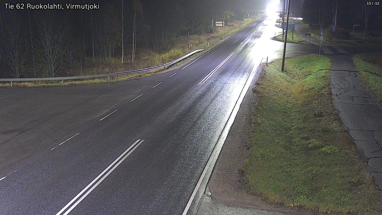 Kelikamerat Kuva Tie 62 Virmutjoki, Ruokolahti, Etelä-Karjala