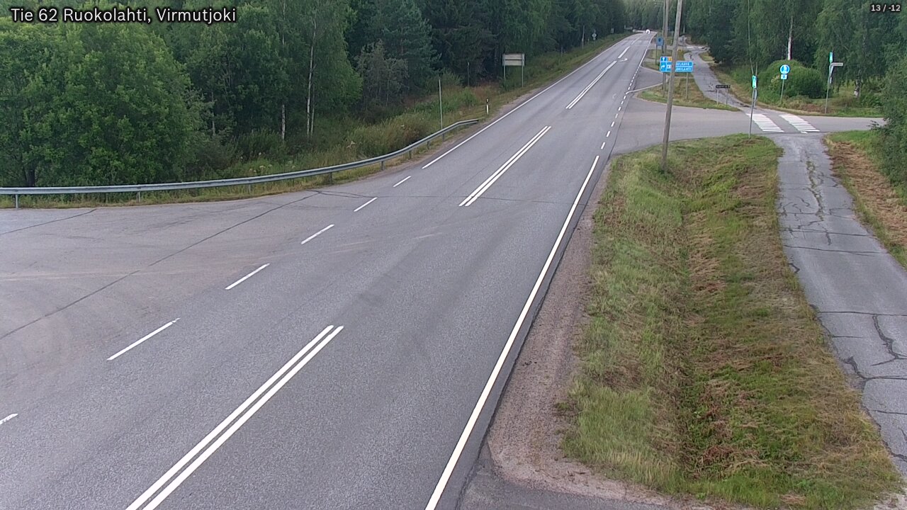 Weather Camera Image Road 62 Virmutjoki, Ruokolahti, Etelä-Karjala