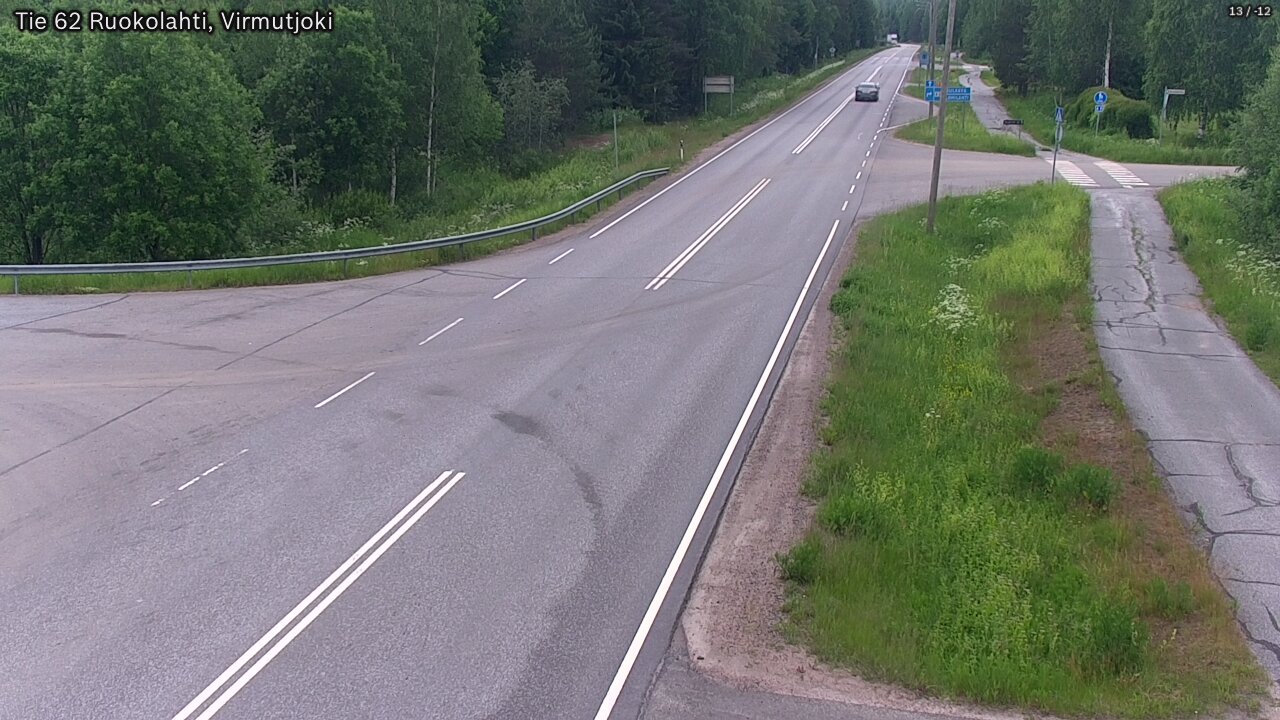 Kelikamerat Kuva Tie 62 Virmutjoki, Ruokolahti, Etelä-Karjala