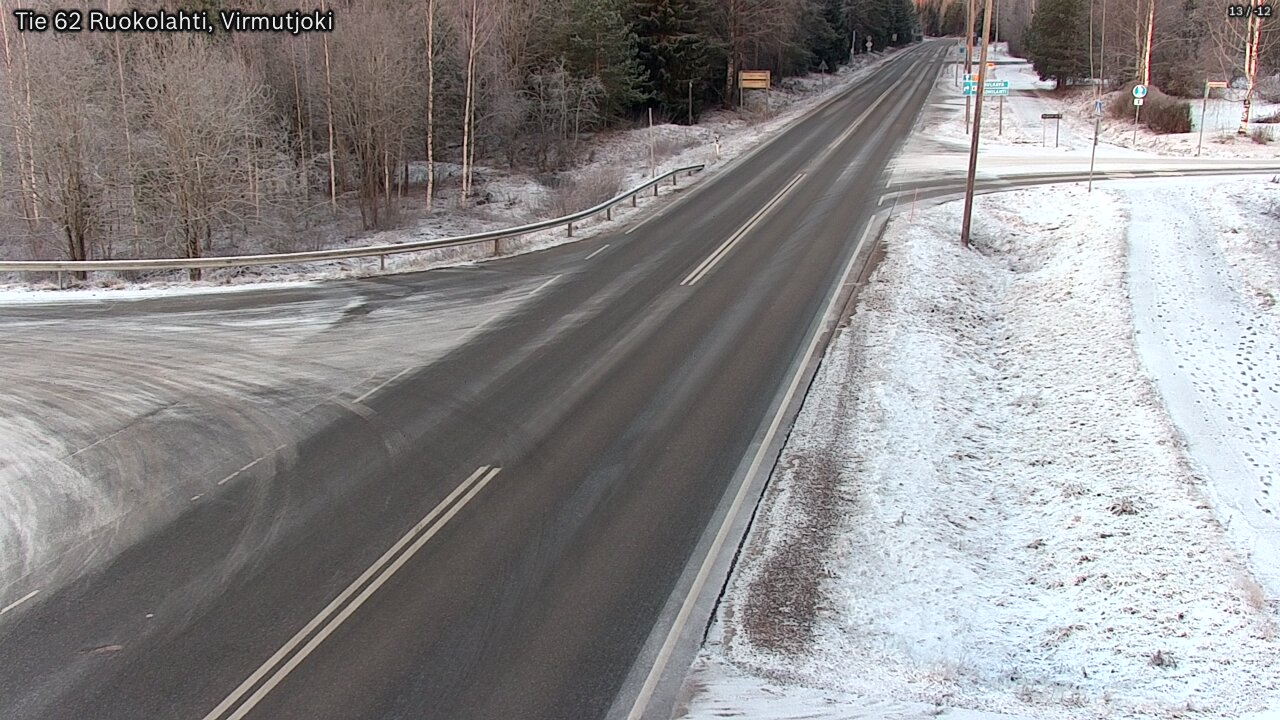 Kelikamerat Kuva Tie 62 Virmutjoki, Ruokolahti, Etelä-Karjala