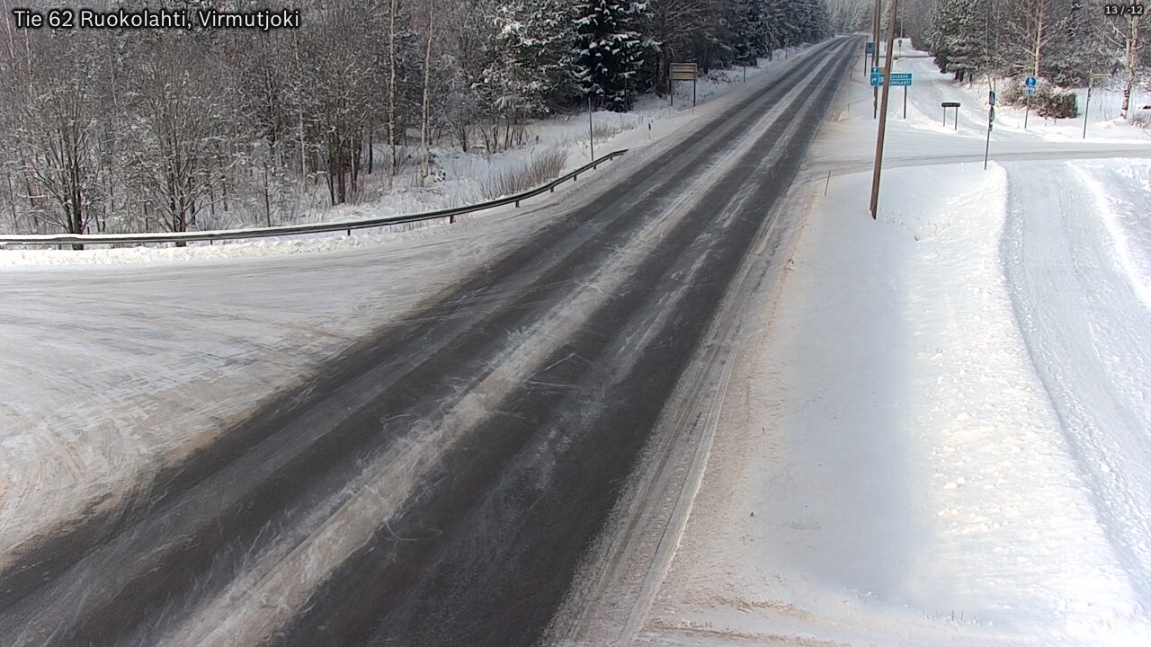 Kelikamerat Kuva Tie 62 Virmutjoki, Ruokolahti, Etelä-Karjala