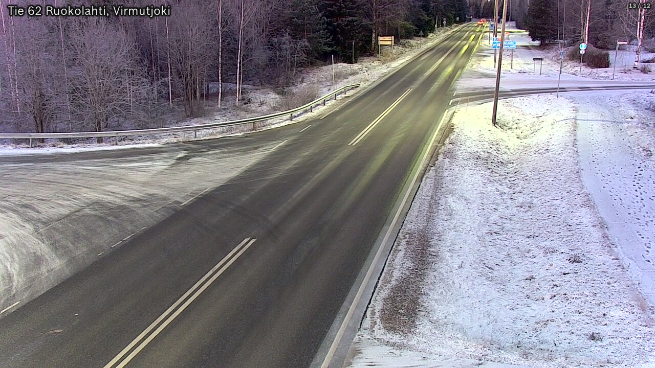 Kelikamerat Kuva Tie 62 Virmutjoki, Ruokolahti, Etelä-Karjala