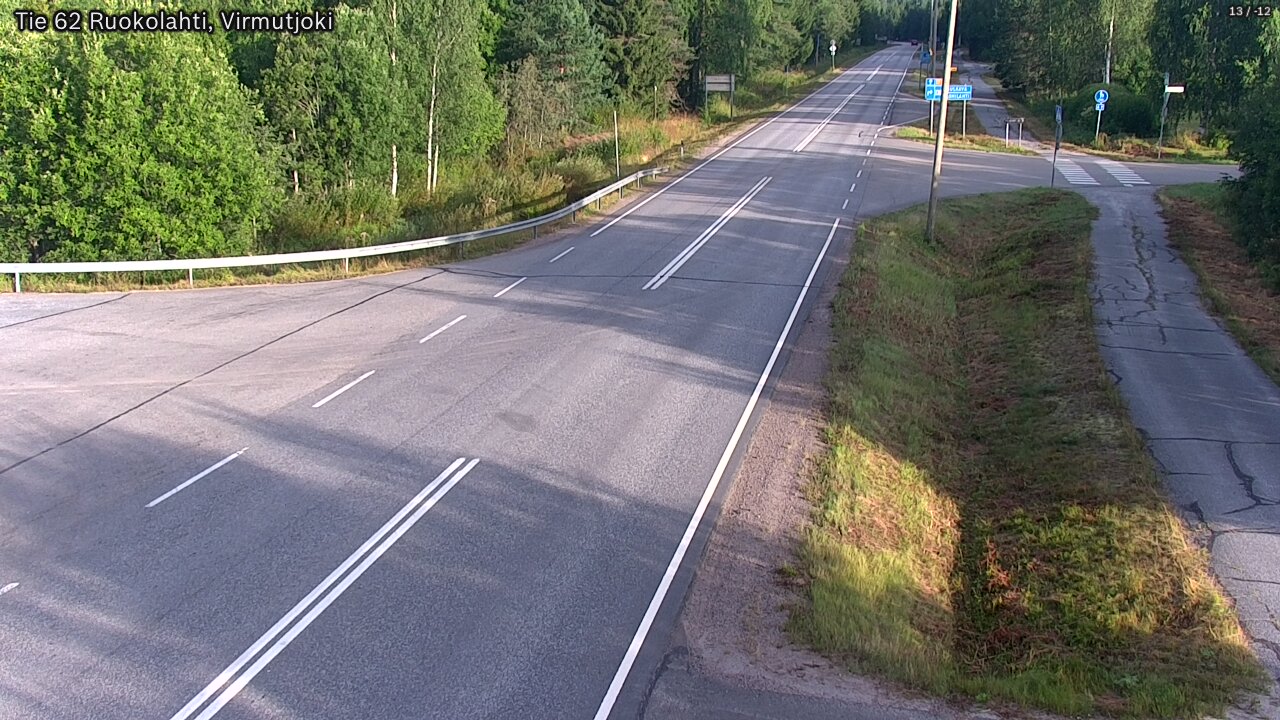 Weather Camera Image Road 62 Virmutjoki, Ruokolahti, Etelä-Karjala