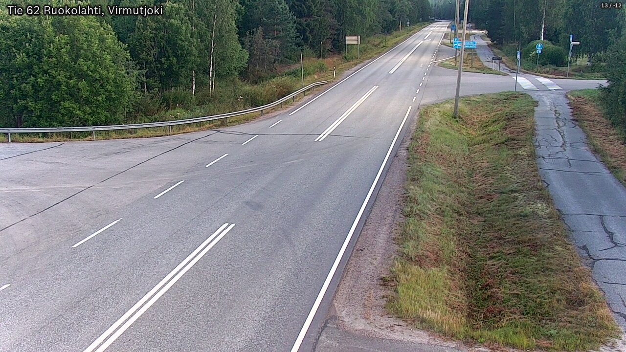 Weather Camera Image Road 62 Virmutjoki, Ruokolahti, Etelä-Karjala