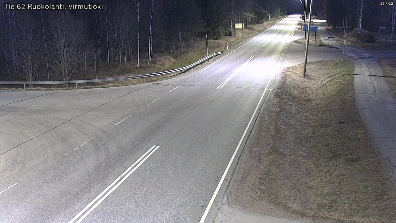 Weather Camera Image Väg 62 Virmutjoki, Ruokolahti, Etelä-Karjala
