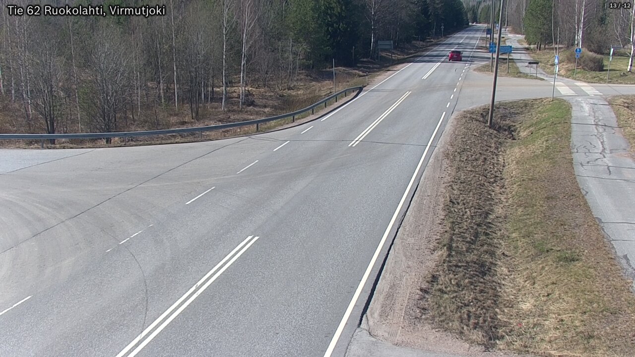 Kelikamerat Kuva Tie 62 Virmutjoki, Ruokolahti, Etelä-Karjala