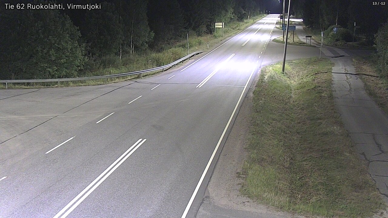 Weather Camera Image Road 62 Virmutjoki, Ruokolahti, Etelä-Karjala