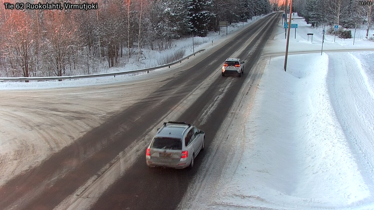 Kelikamerat Kuva Tie 62 Virmutjoki, Ruokolahti, Etelä-Karjala