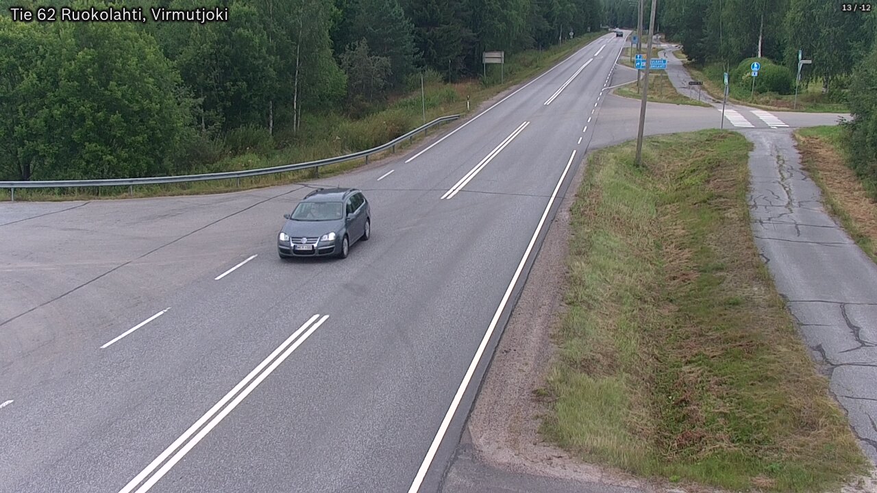 Weather Camera Image Road 62 Virmutjoki, Ruokolahti, Etelä-Karjala