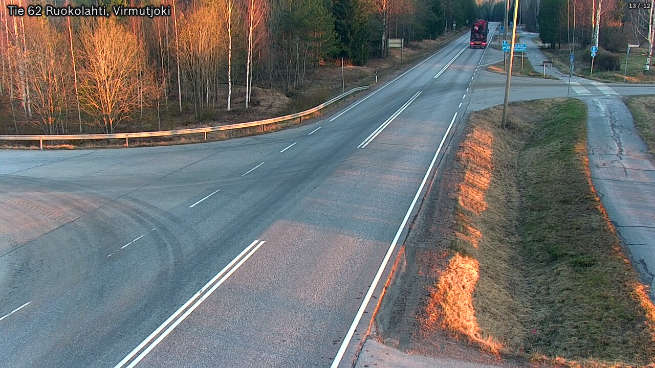 Kelikamerat Kuva Tie 62 Virmutjoki, Ruokolahti, Etelä-Karjala
