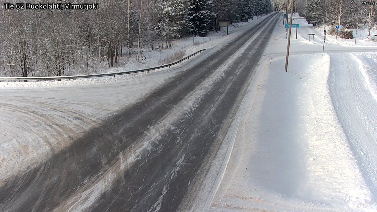 Kelikamerat Kuva Tie 62 Virmutjoki, Ruokolahti, Etelä-Karjala