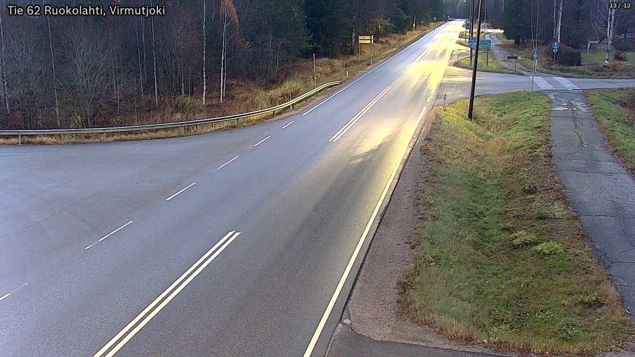 Kelikamerat Kuva Tie 62 Virmutjoki, Ruokolahti, Etelä-Karjala