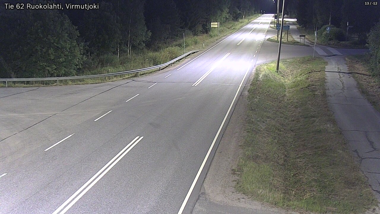 Weather Camera Image Road 62 Virmutjoki, Ruokolahti, Etelä-Karjala