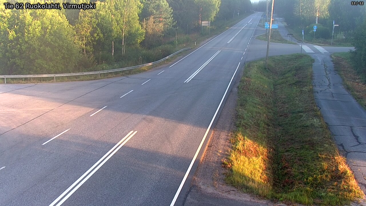 Weather Camera Image Road 62 Virmutjoki, Ruokolahti, Etelä-Karjala