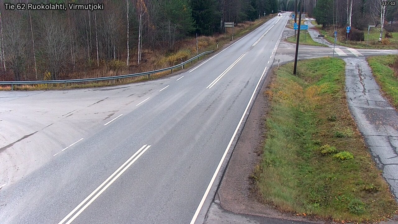 Weather Camera Image Road 62 Virmutjoki, Ruokolahti, Etelä-Karjala