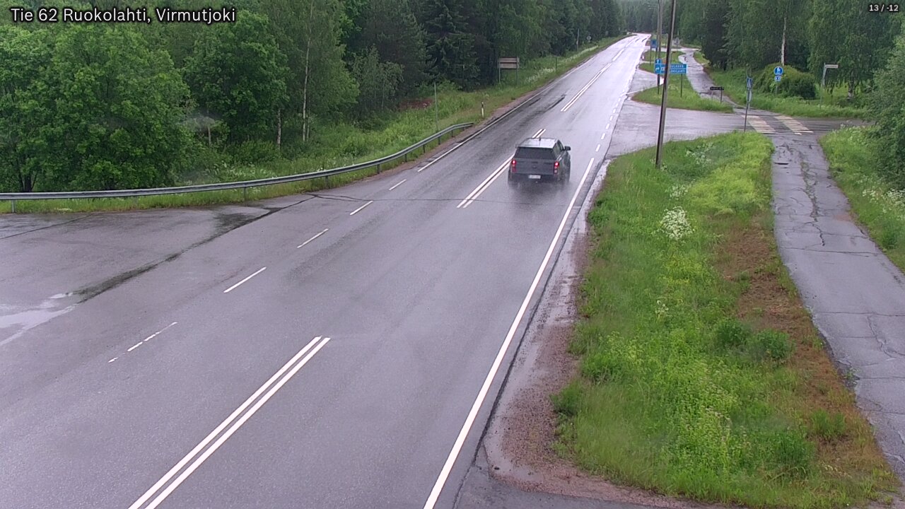 Weather Camera Image Road 62 Virmutjoki, Ruokolahti, Etelä-Karjala