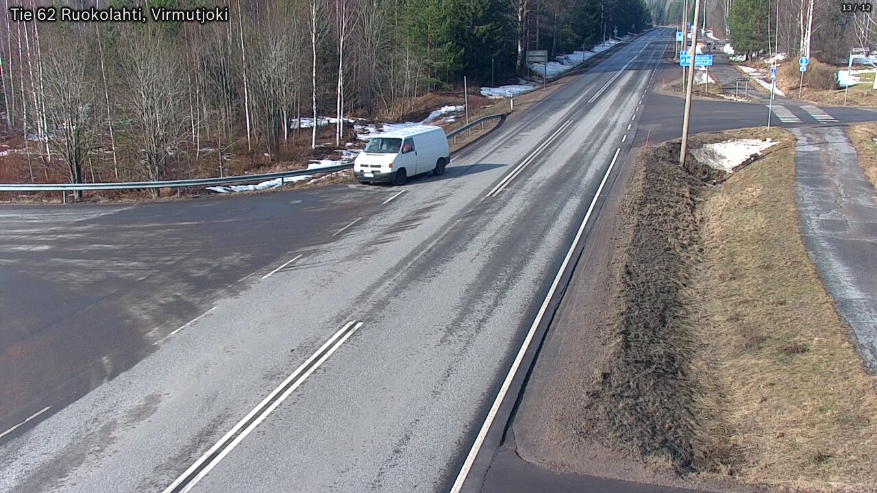 Weather Camera Image Road 62 Virmutjoki, Ruokolahti, Etelä-Karjala