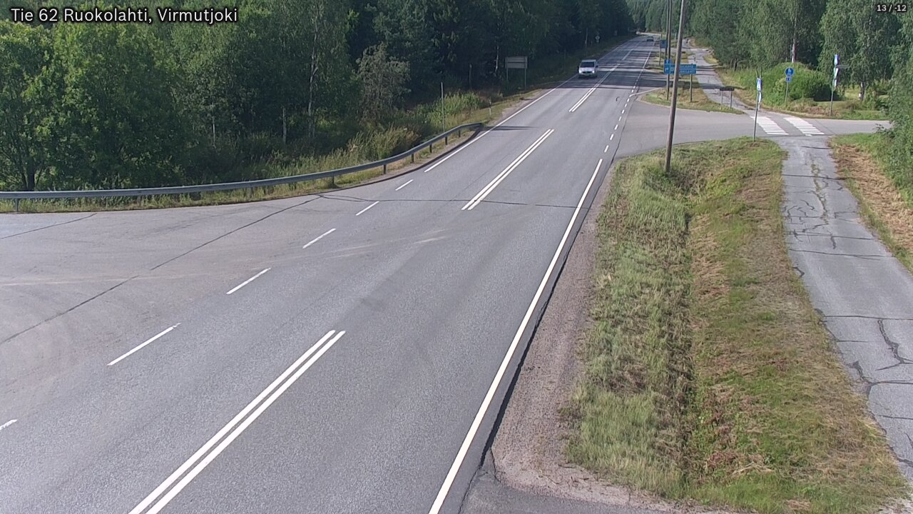 Weather Camera Image Road 62 Virmutjoki, Ruokolahti, Etelä-Karjala