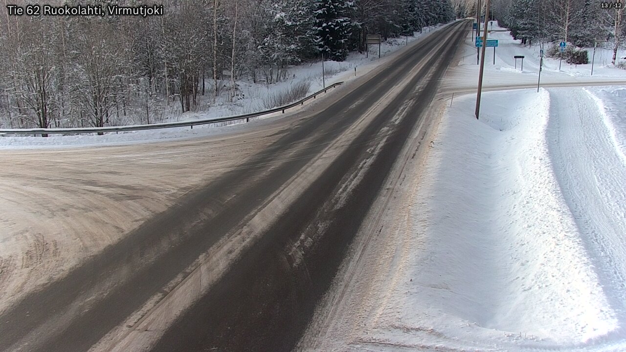 Kelikamerat Kuva Tie 62 Virmutjoki, Ruokolahti, Etelä-Karjala