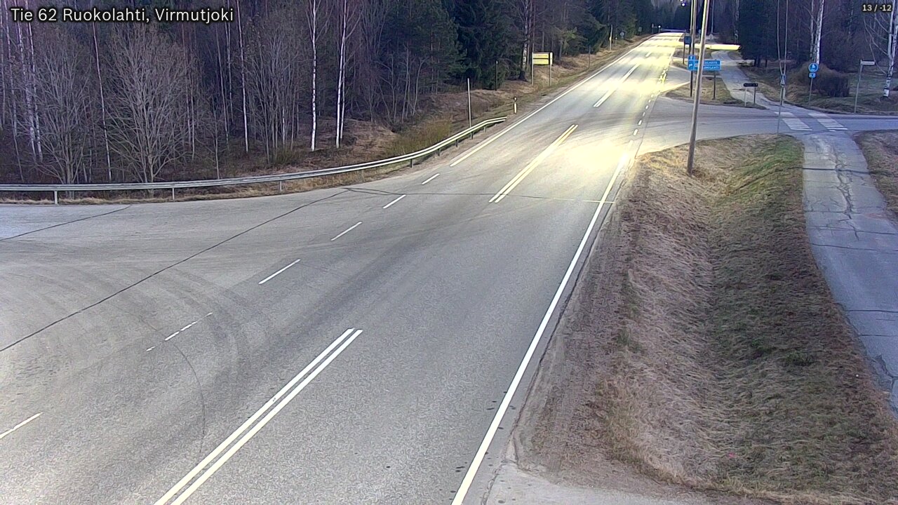 Weather Camera Image Väg 62 Virmutjoki, Ruokolahti, Etelä-Karjala