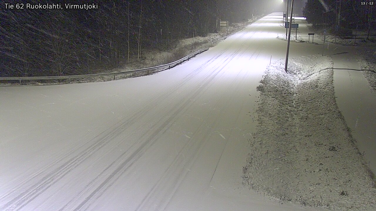 Kelikamerat Kuva Tie 62 Virmutjoki, Ruokolahti, Etelä-Karjala