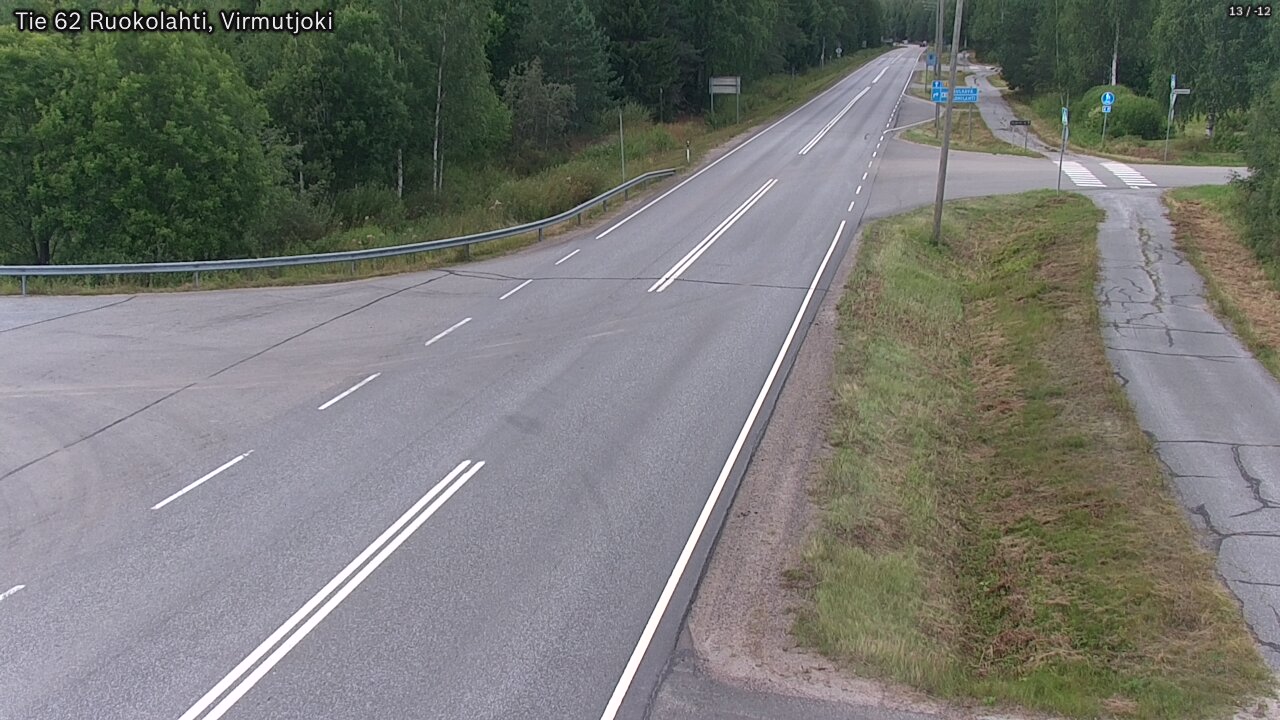 Weather Camera Image Road 62 Virmutjoki, Ruokolahti, Etelä-Karjala