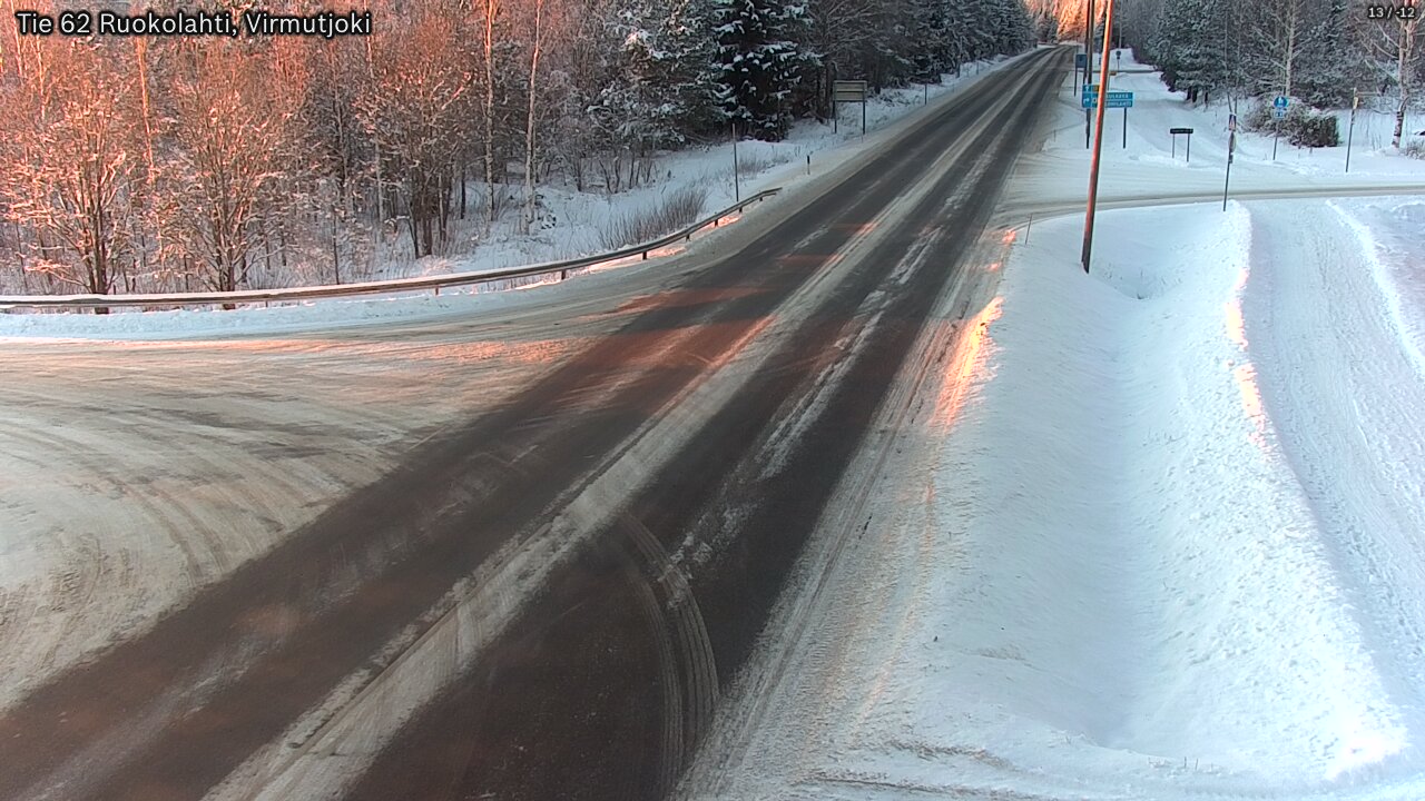 Kelikamerat Kuva Tie 62 Virmutjoki, Ruokolahti, Etelä-Karjala
