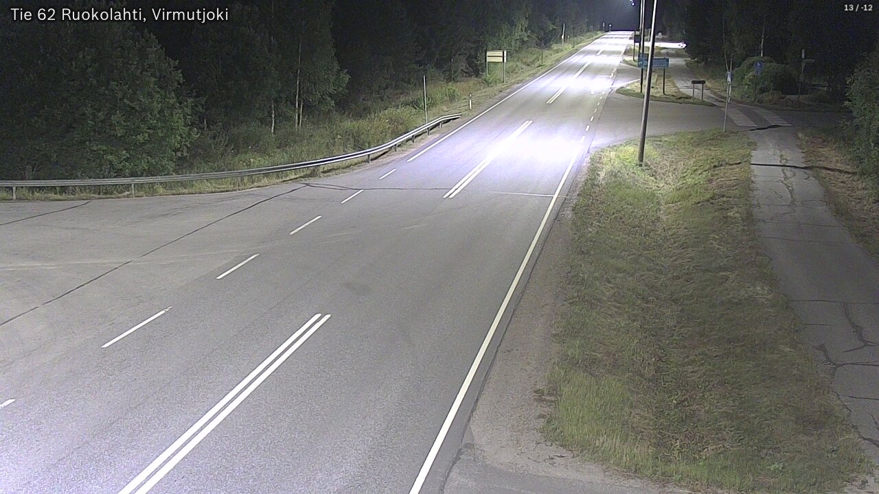 Weather Camera Image Road 62 Virmutjoki, Ruokolahti, Etelä-Karjala