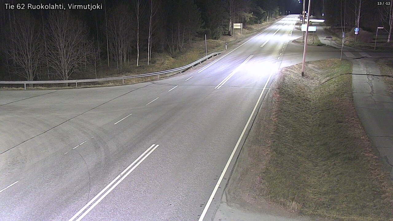Weather Camera Image Väg 62 Virmutjoki, Ruokolahti, Etelä-Karjala
