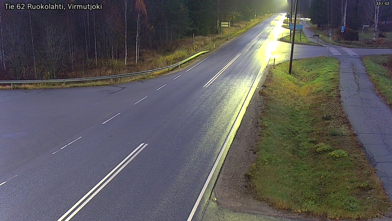 Kelikamerat Kuva Tie 62 Virmutjoki, Ruokolahti, Etelä-Karjala