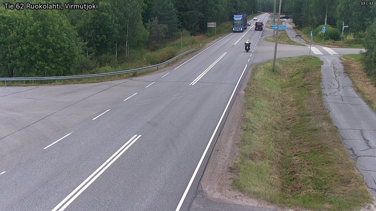 Weather Camera Image Road 62 Virmutjoki, Ruokolahti, Etelä-Karjala