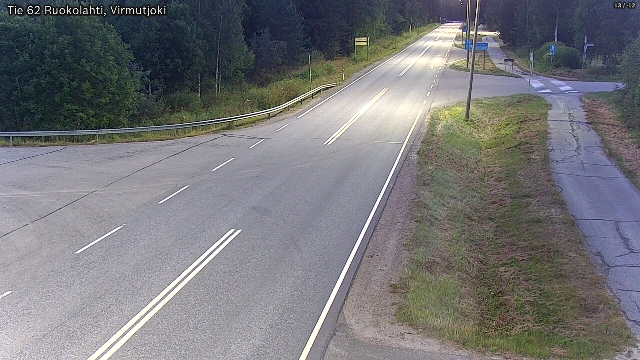 Weather Camera Image Road 62 Virmutjoki, Ruokolahti, Etelä-Karjala