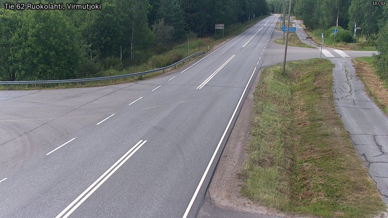 Weather Camera Image Road 62 Virmutjoki, Ruokolahti, Etelä-Karjala