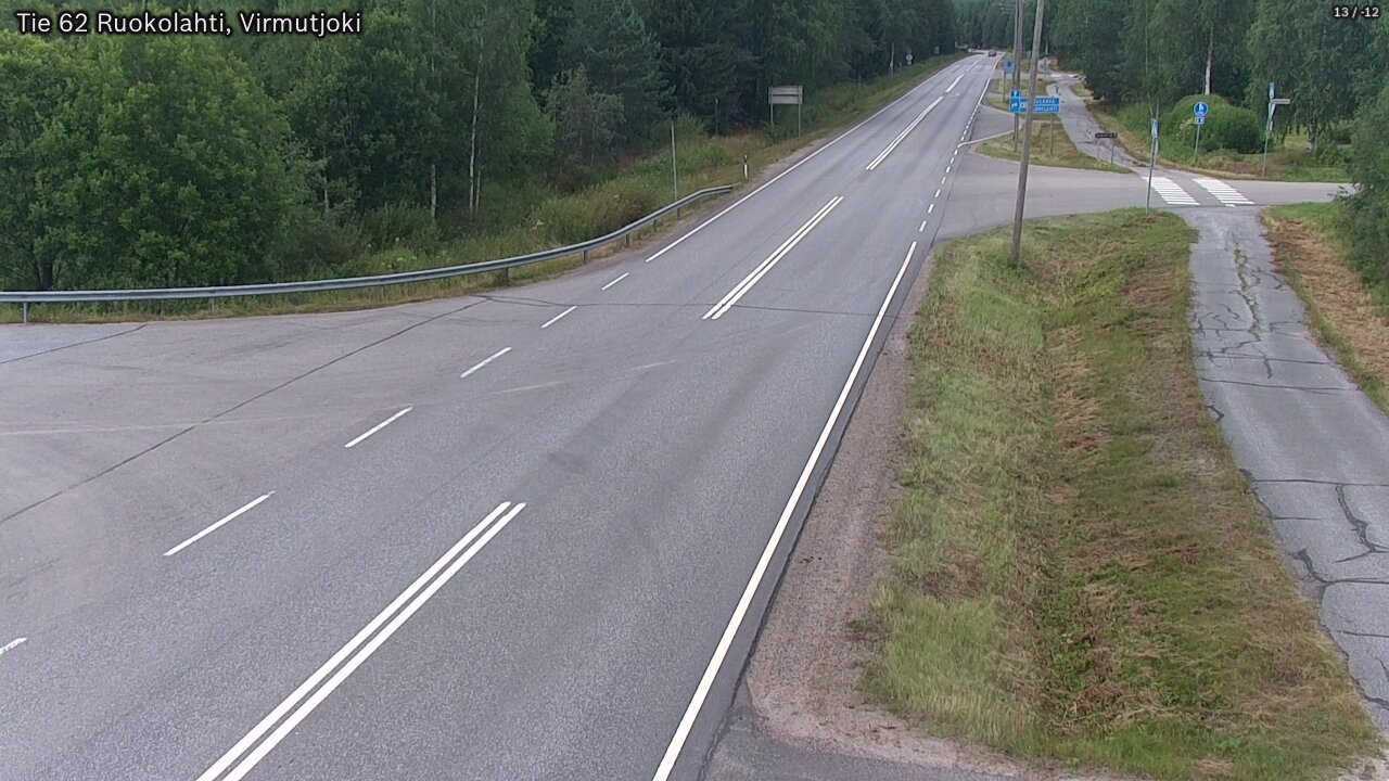 Weather Camera Image Road 62 Virmutjoki, Ruokolahti, Etelä-Karjala