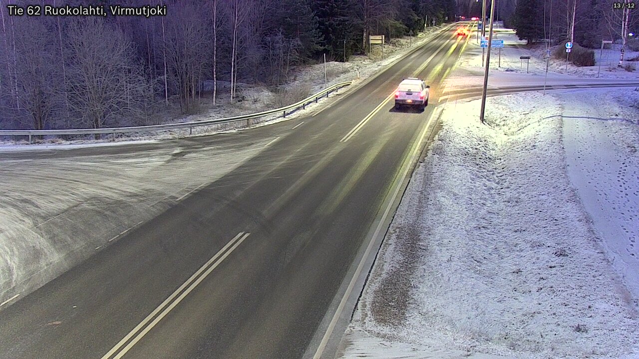 Kelikamerat Kuva Tie 62 Virmutjoki, Ruokolahti, Etelä-Karjala