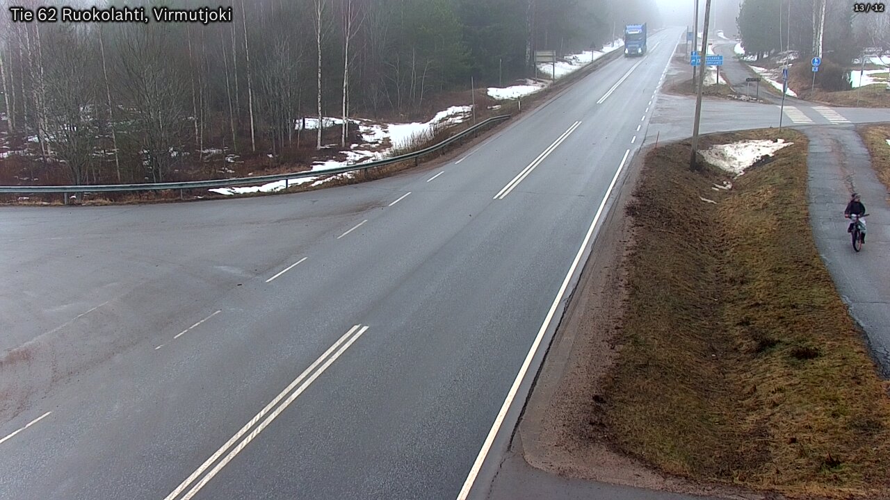 Kelikamerat Kuva Tie 62 Virmutjoki, Ruokolahti, Etelä-Karjala