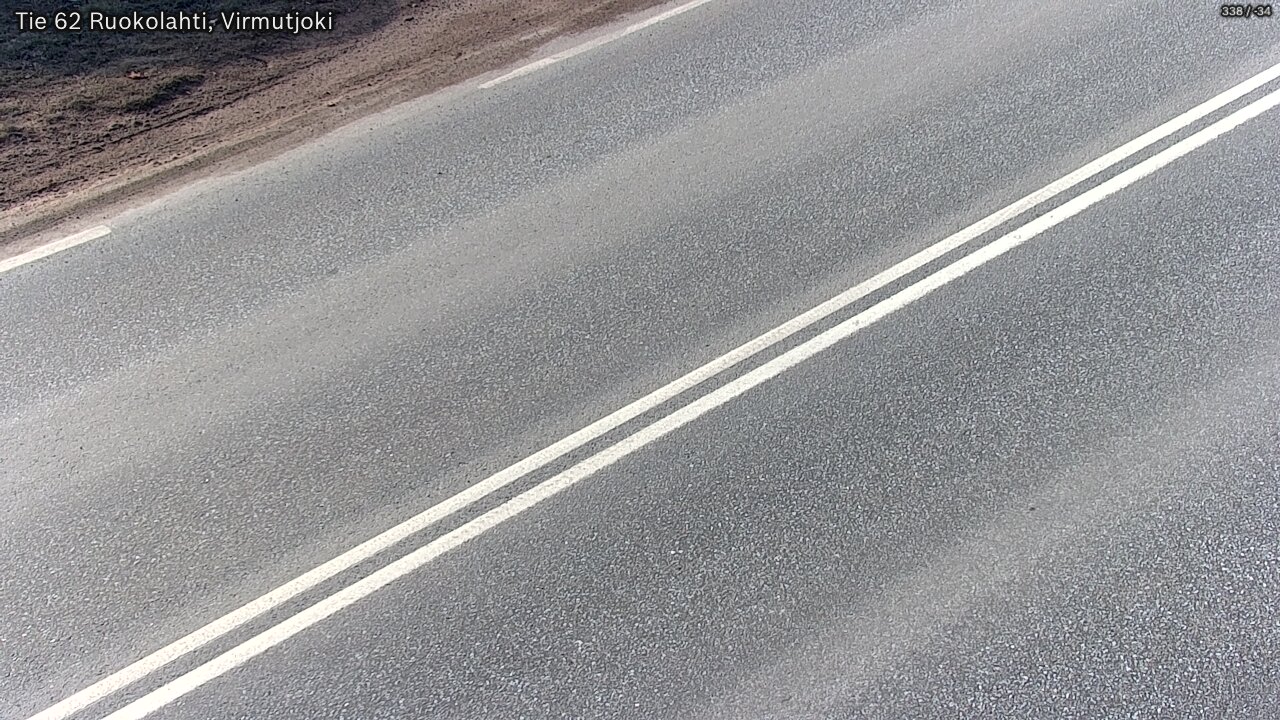Weather Camera Image Väg 62 Virmutjoki, Ruokolahti, Etelä-Karjala