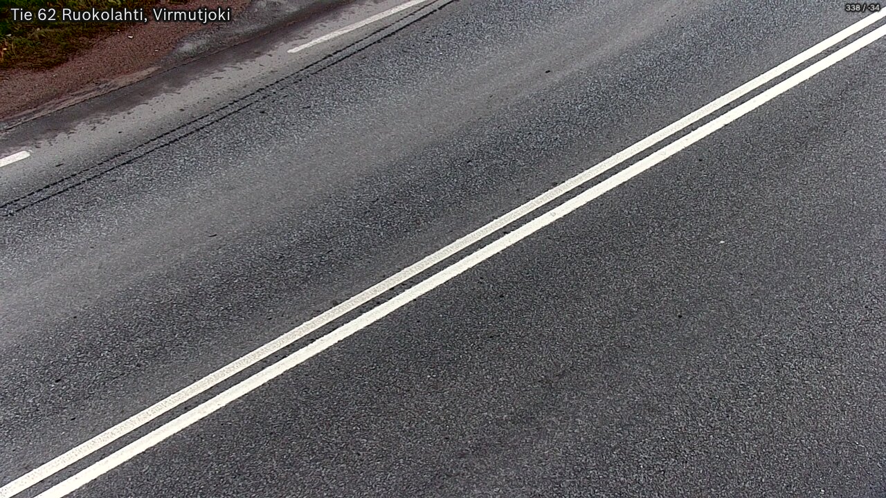 Weather Camera Image Road 62 Virmutjoki, Ruokolahti, Etelä-Karjala