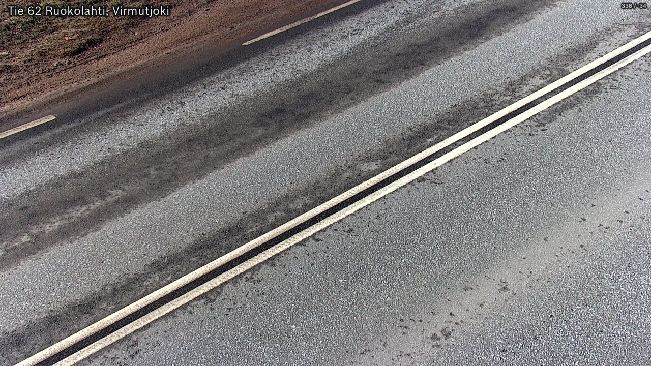 Weather Camera Image Väg 62 Virmutjoki, Ruokolahti, Etelä-Karjala