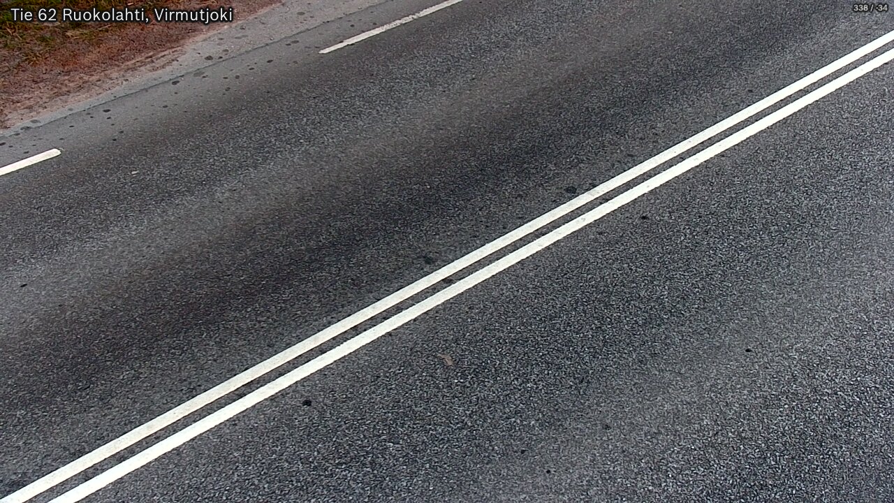 Weather Camera Image Road 62 Virmutjoki, Ruokolahti, Etelä-Karjala