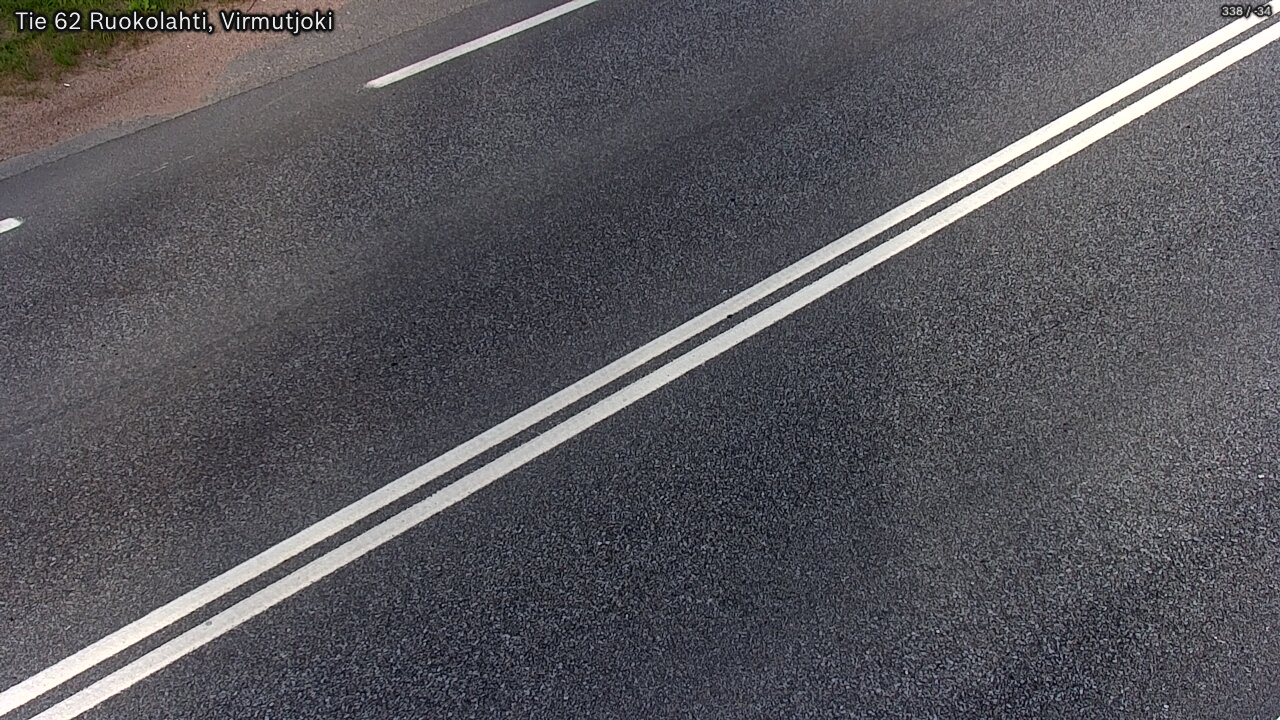 Weather Camera Image Road 62 Virmutjoki, Ruokolahti, Etelä-Karjala